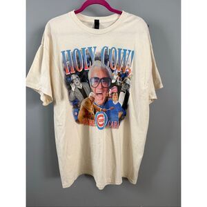 Chicago Cubs Harry Caray “Holy Cow” Graphic Tee Men’s Size XL